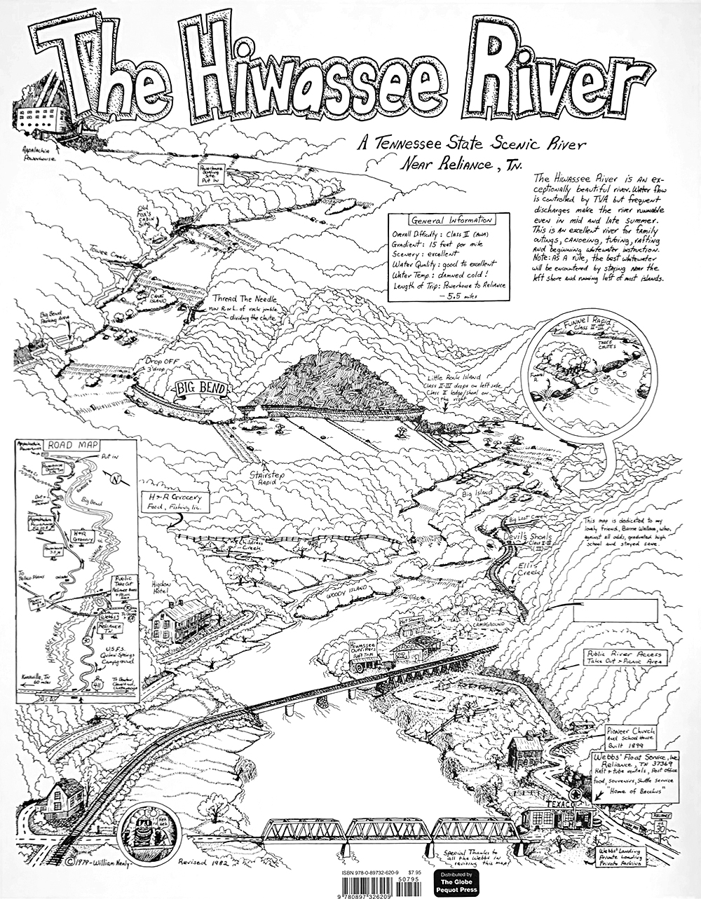 River Map Hiwassee River Adventurekeen Shop